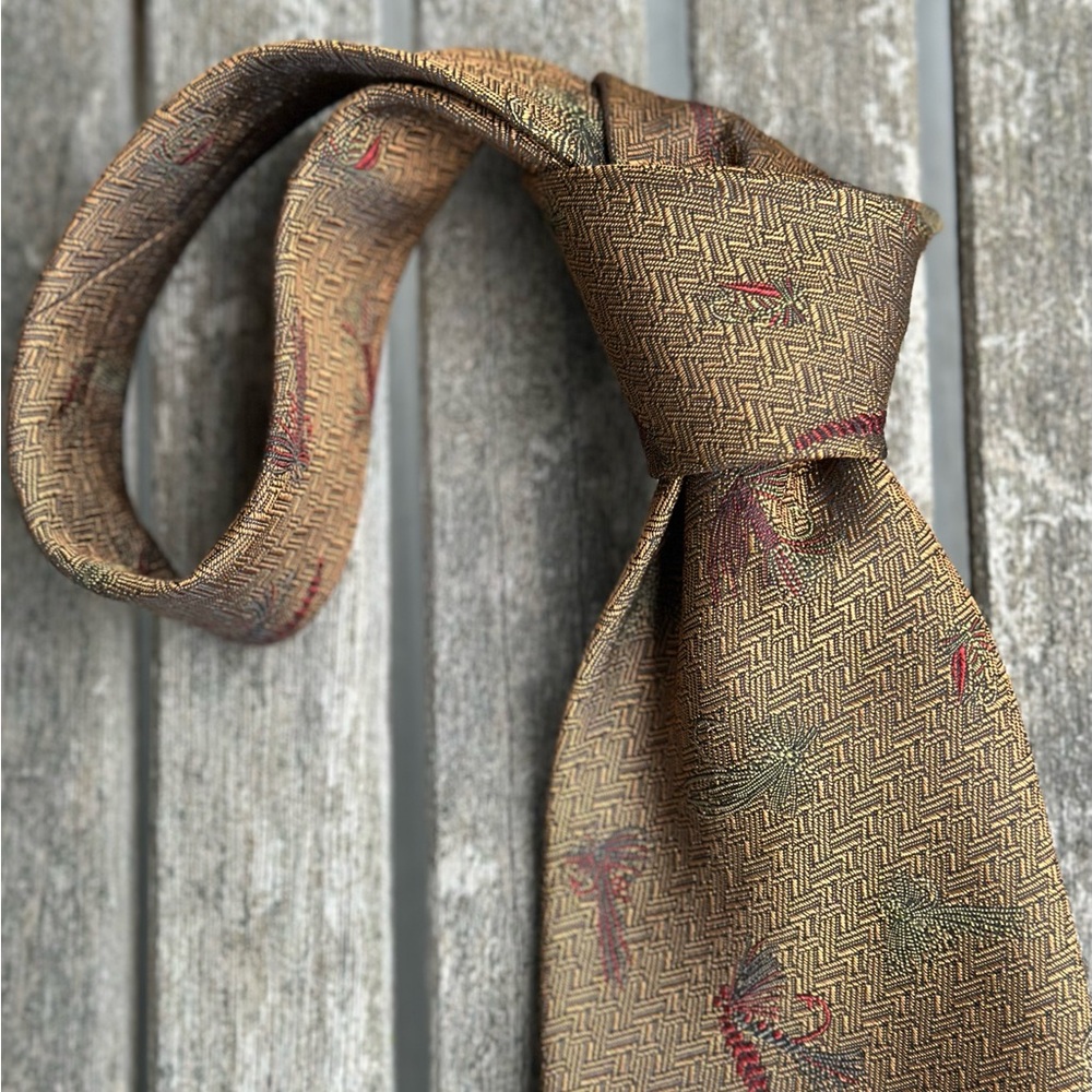 Unique Fly Fisherman’s Necktie Nordstrom by J.Z Richards Silk crafted in America
